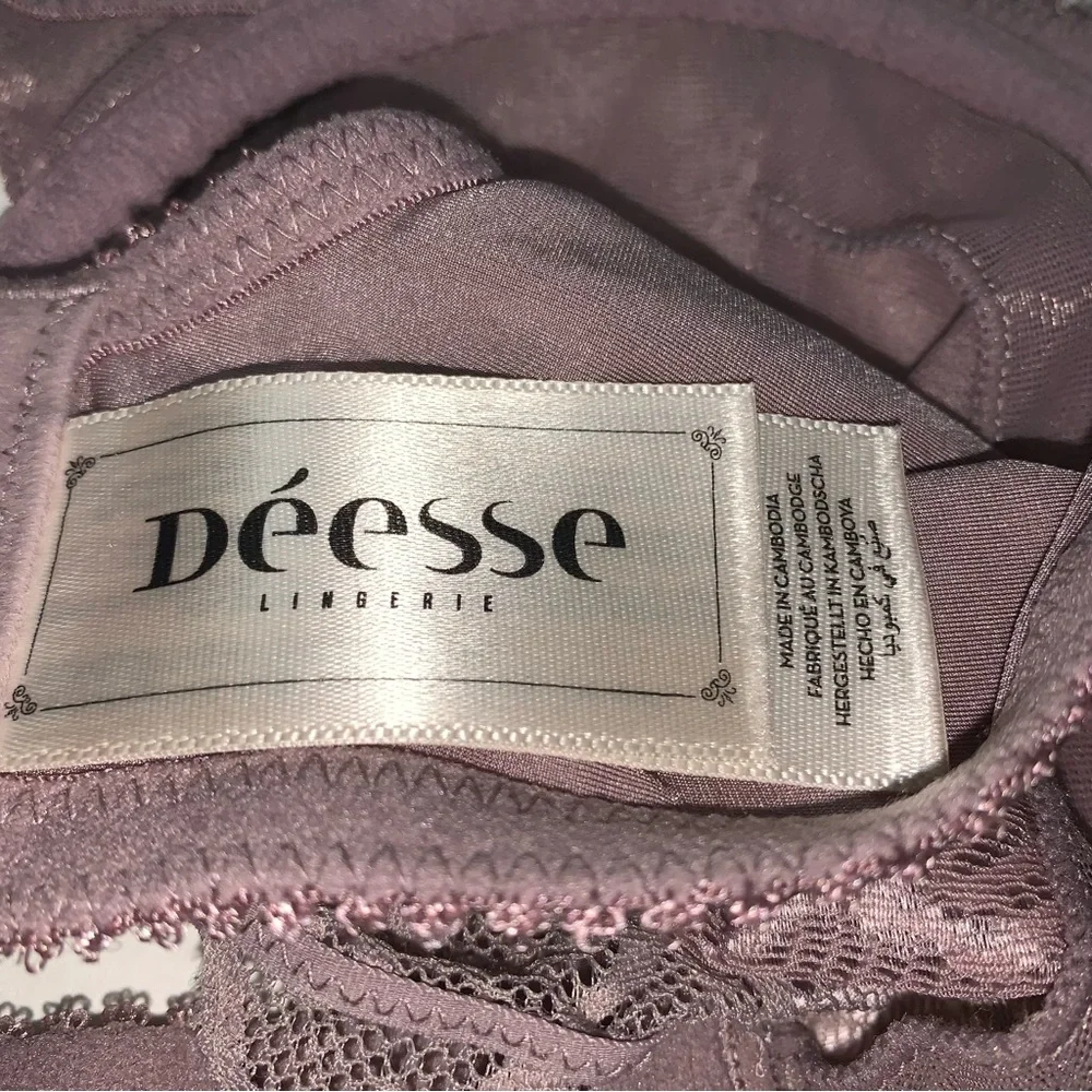 DEESSE size 36 B LACE UNDERWIRE BRA keyhole penningtons addition elle NWT - Picture 13 of 15